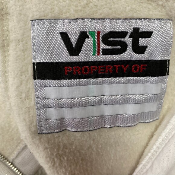 Vist 412 Futura Sweater Italian Ski Gear Sparkly Cotton Fleece Sweater Size 12 - Picture 5 of 12